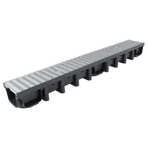 Odwodnienie liniowe B125 Krata Popiel Grid PVC 1000x98x131 mm do 125 Tony MAX-DRAIN